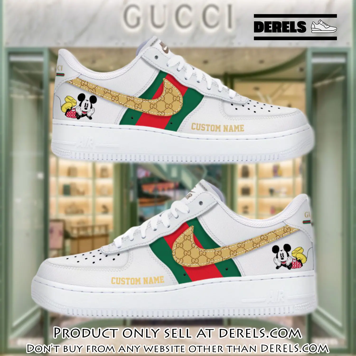 Gucci mickey mouse  luxury air force 1 sneakers limited af1 shoes oaf1022 dr0841973